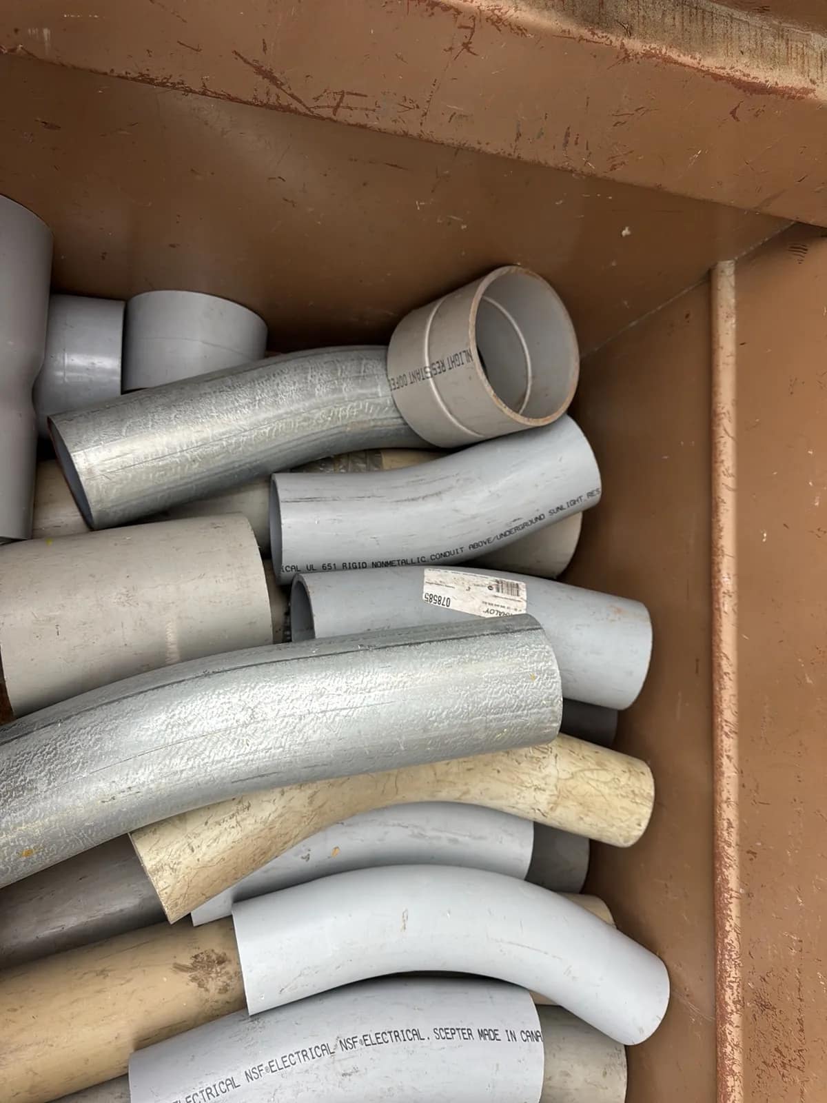 Rolling Job Chest And Contents: Metal And PVC Pipes, photo 6 of 17
