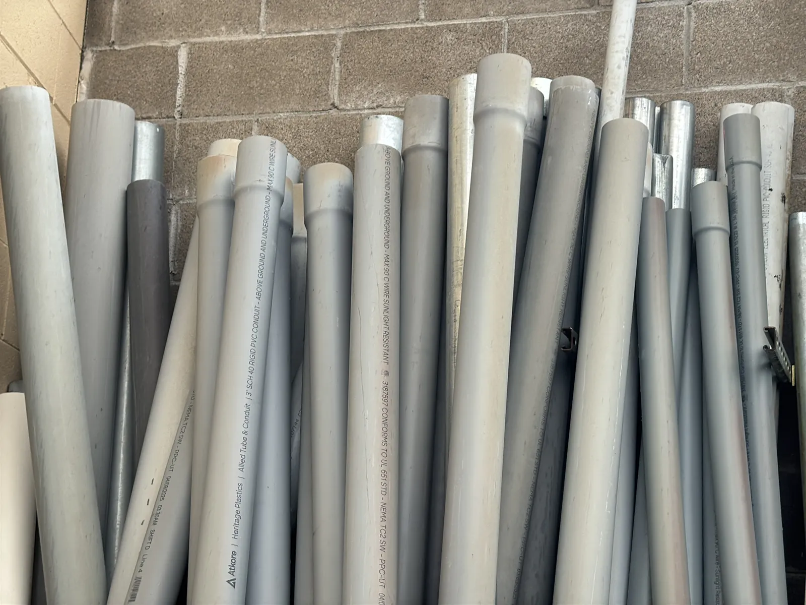 Bulk Lot: PVC and Metal Conduit (10’-15’), photo 8 of 13
