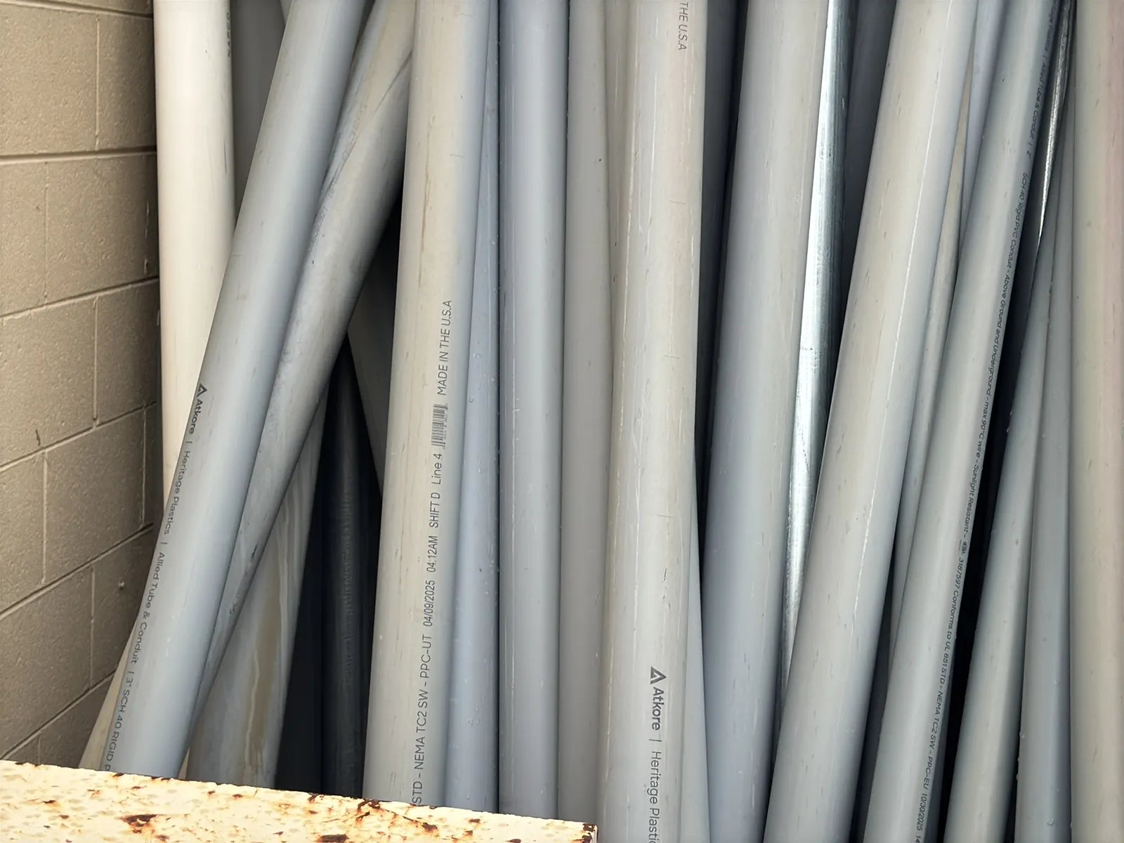 Bulk Lot: PVC and Metal Conduit (10’-15’), photo 6 of 13