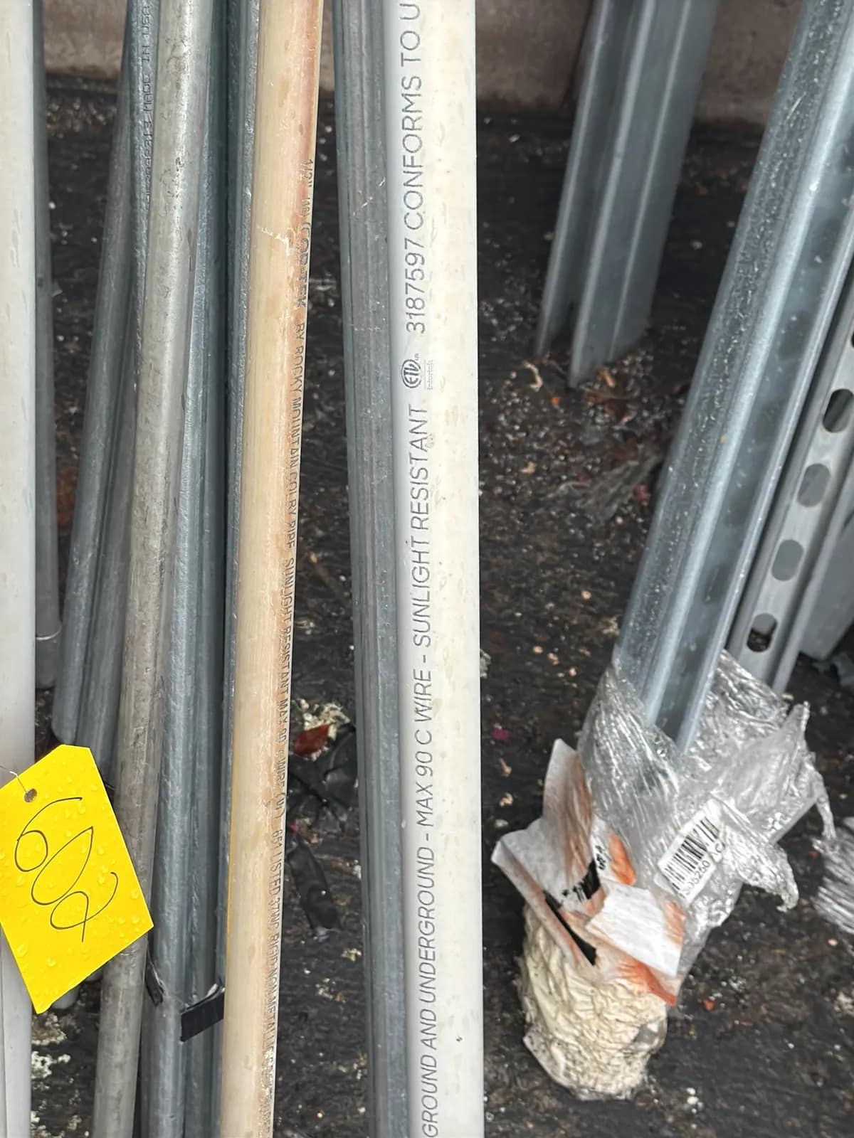 Bulk Lot: Metal Conduit, Scaffolding Crossmembers, And Bikes. (10’-11’), photo 11 of 16