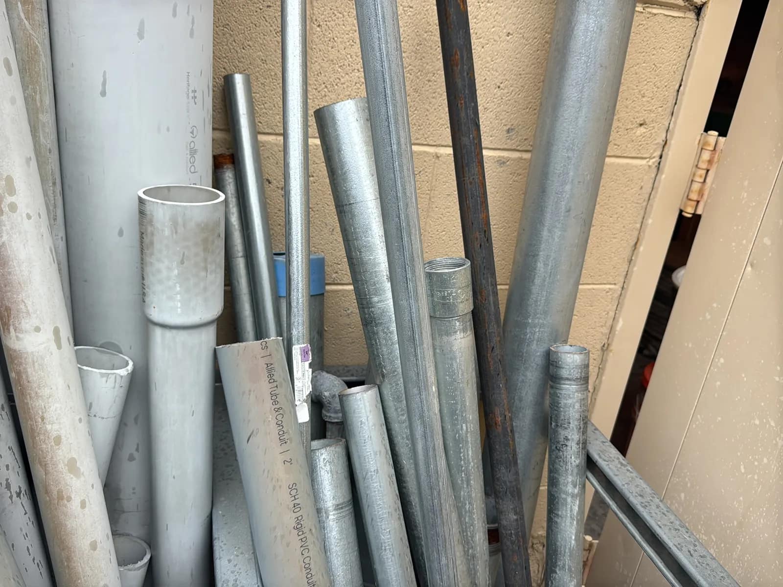 Bulk Lot: Steel And PVC Conduit (43” - 8’), photo 15 of 19