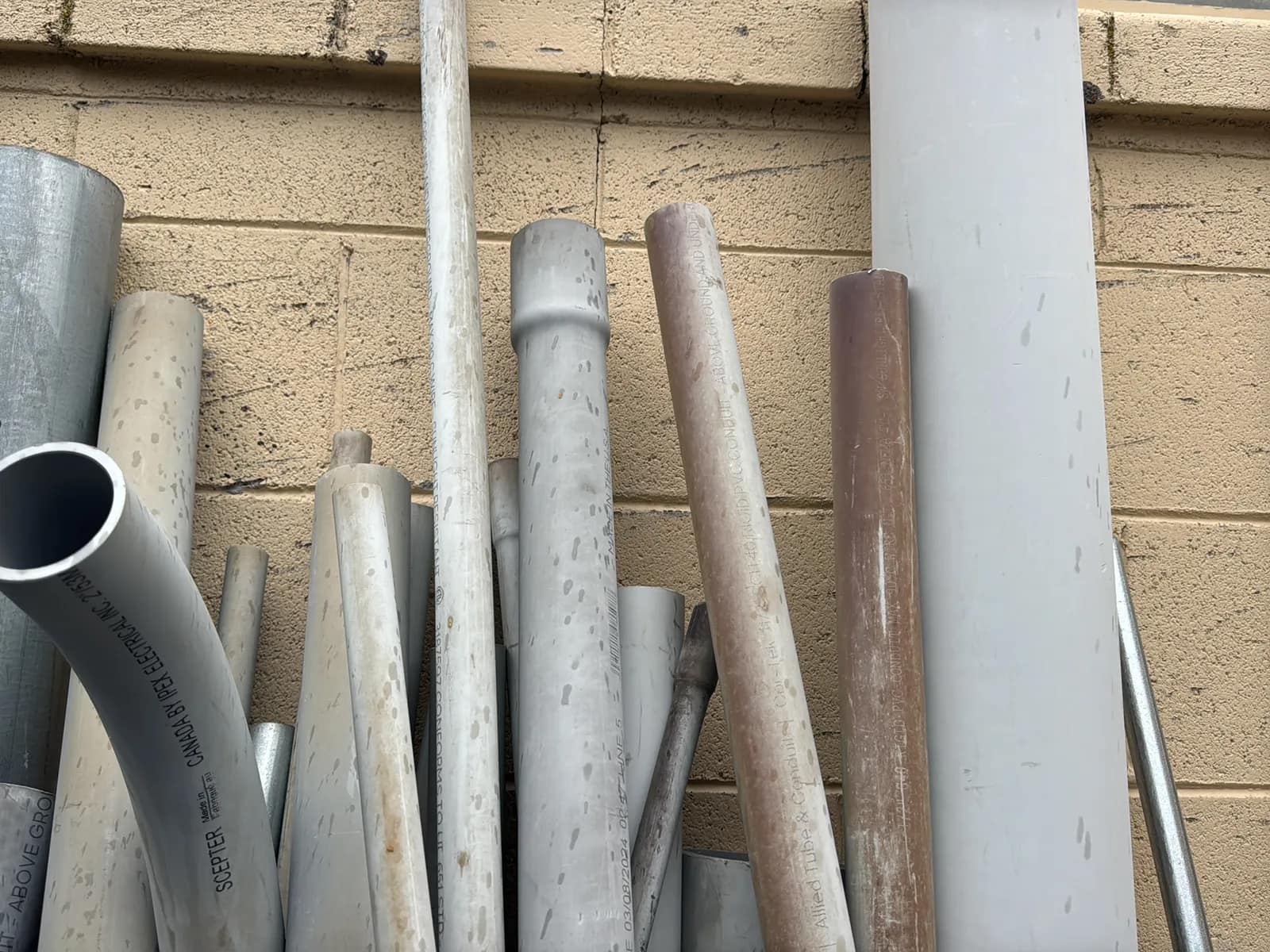 Bulk Lot: Steel And PVC Conduit (43” - 8’), photo 11 of 19