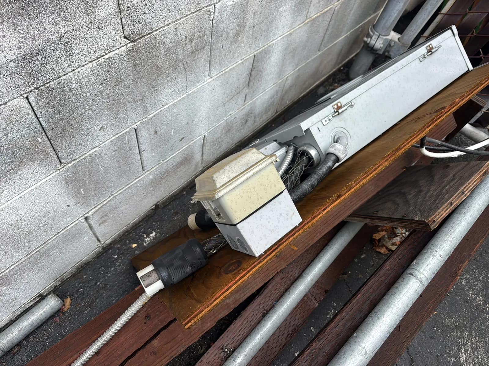 (3) 19’ Power Poles With Electrical Boxes And (1) 15’ Street Lamp Pole, photo 7 of 15