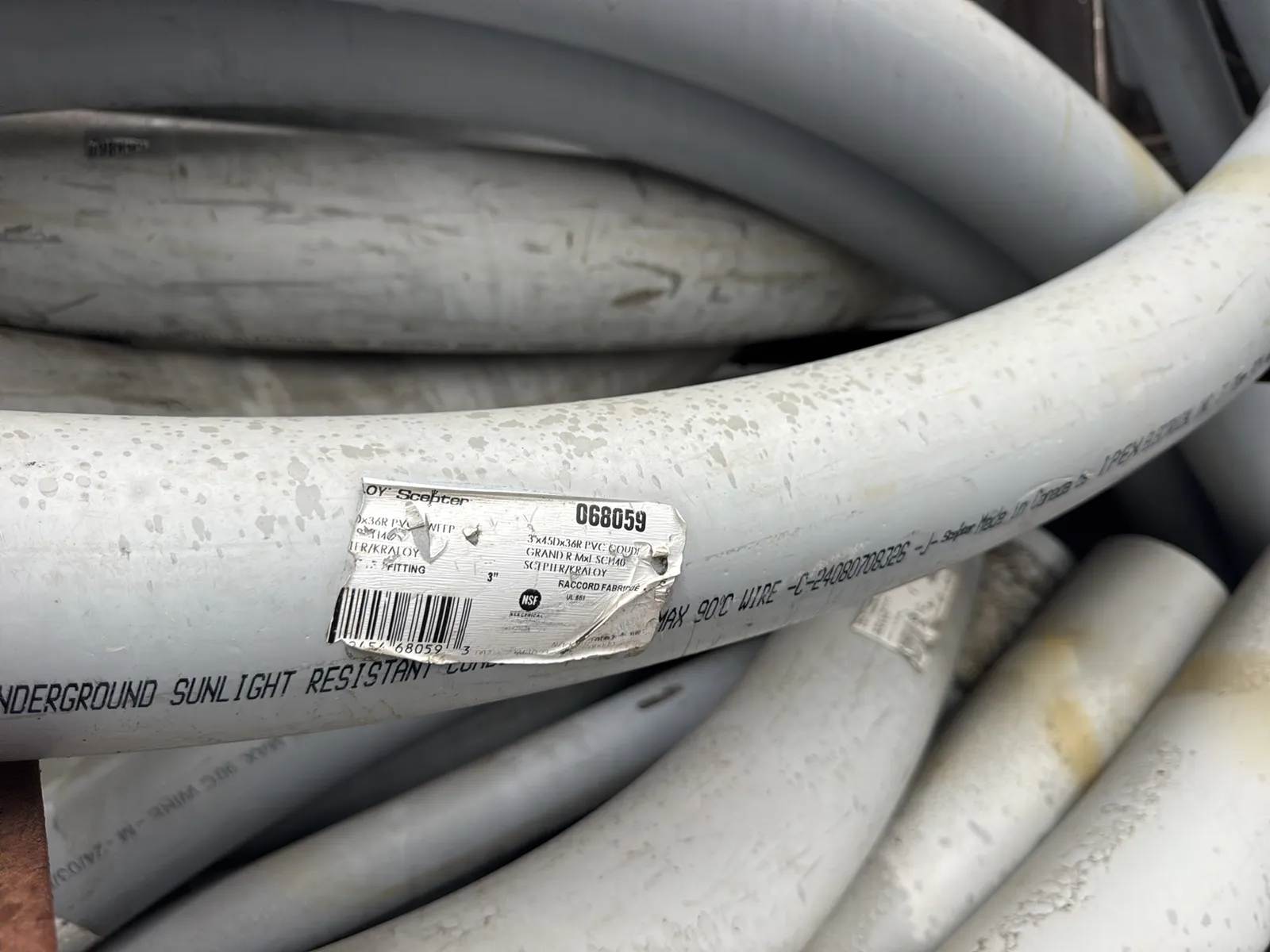 PVC Conduit And Stand (36”-48” Lengths), photo 9 of 13