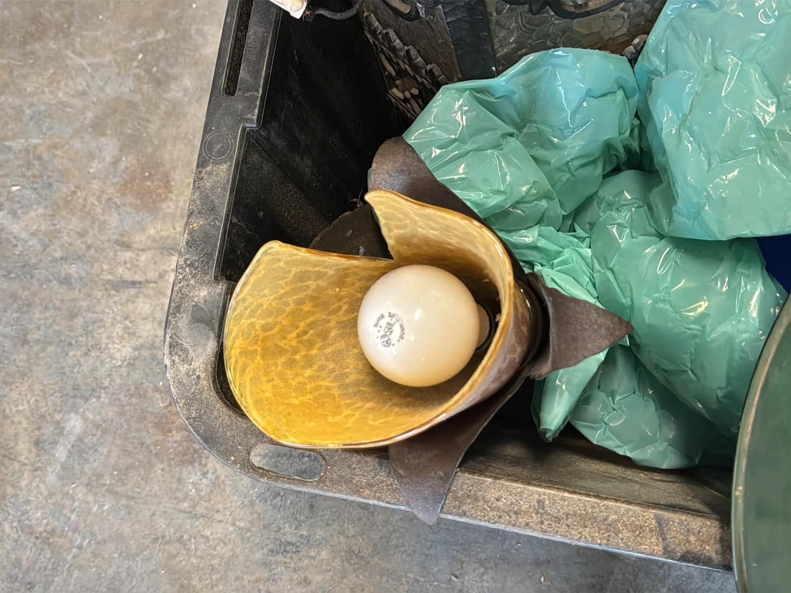Bin And Contents: Vintage Lighting, photo 6 of 11
