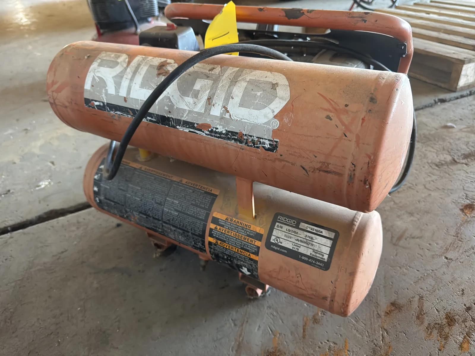Ridgid 150psi Air Compressor, photo 5 of 5