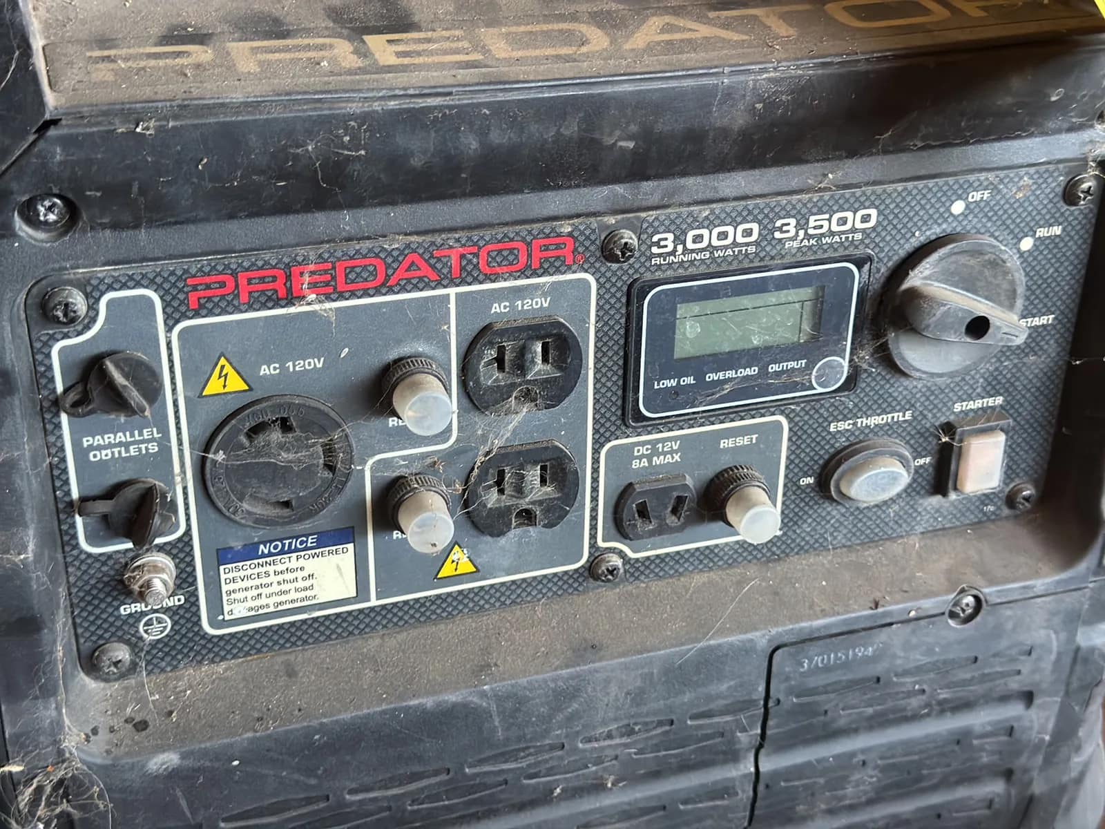 Predator 3500 Inverter Generator, photo 5 of 7