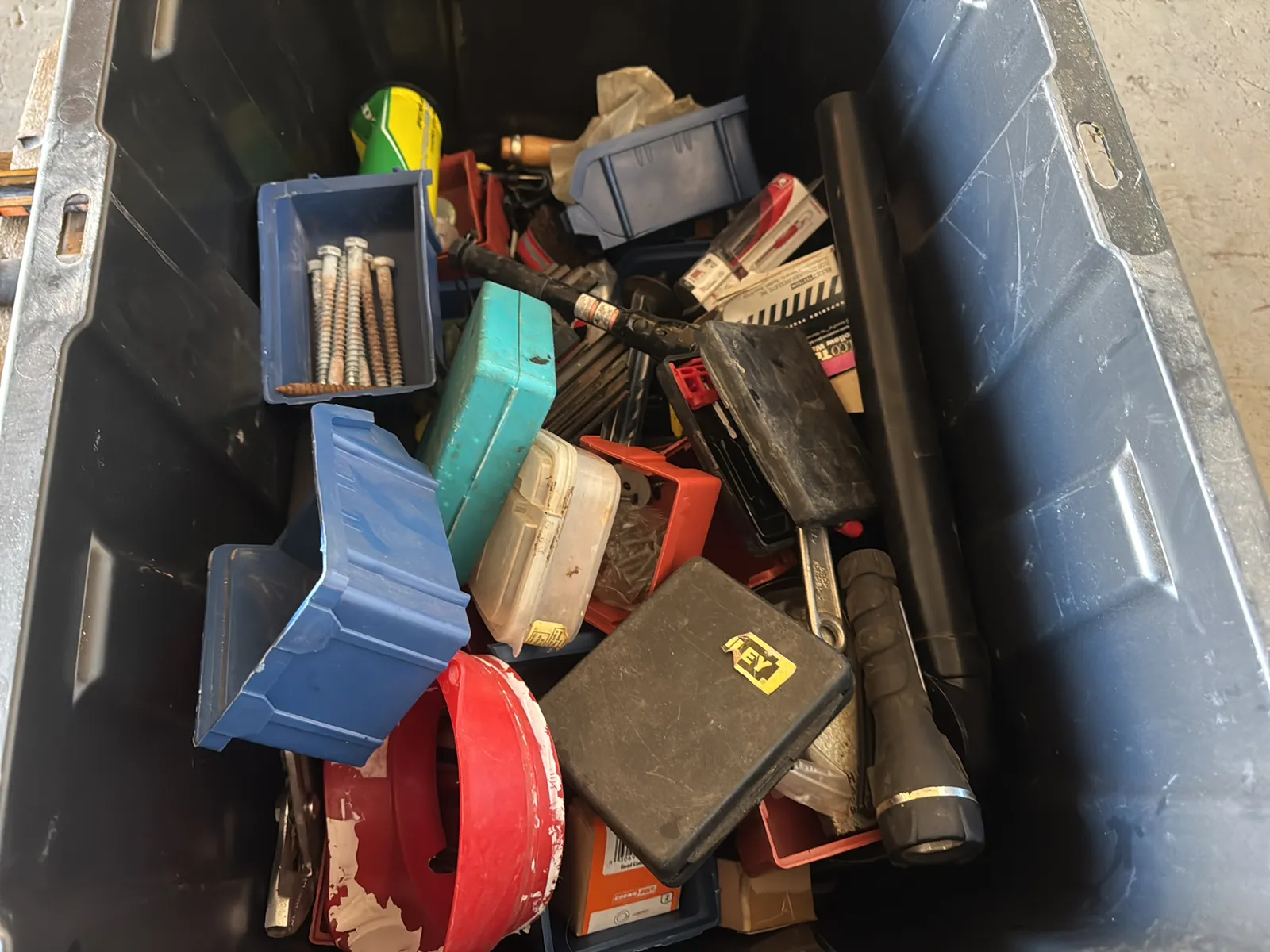 Pallet of Assorted Nail Guns Levels, And Tools, photo 5 of 6