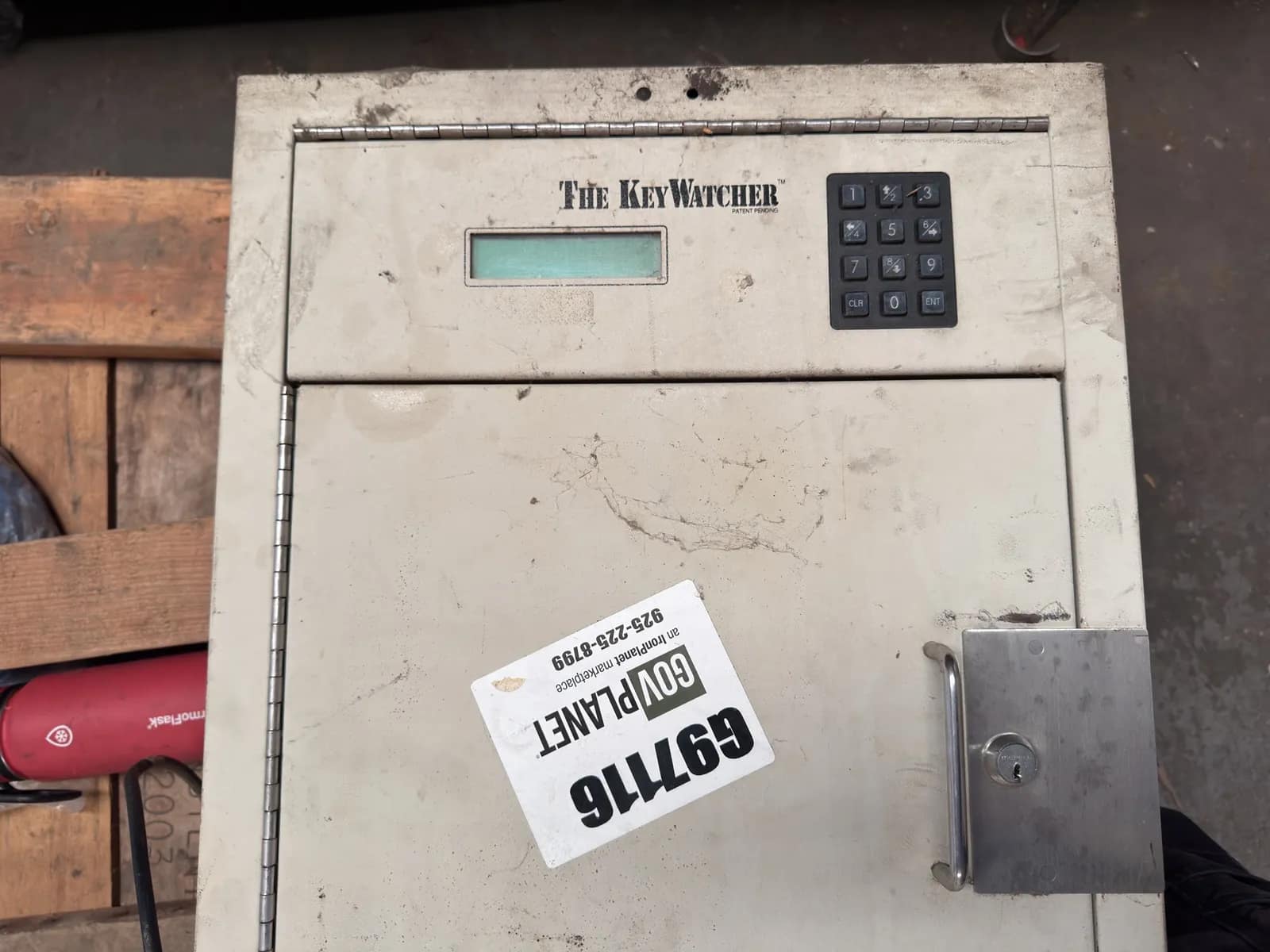 Contents Of Pallet: Assorted Wood, The Key Watcher Lockbox And More, photo 6 of 7