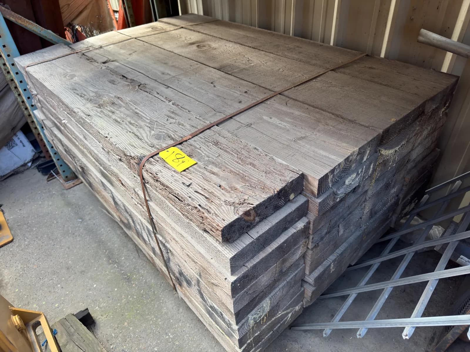 Contents Of Pallet: (36) 12” X3” X72” Wood Planks, photo 2 of 4