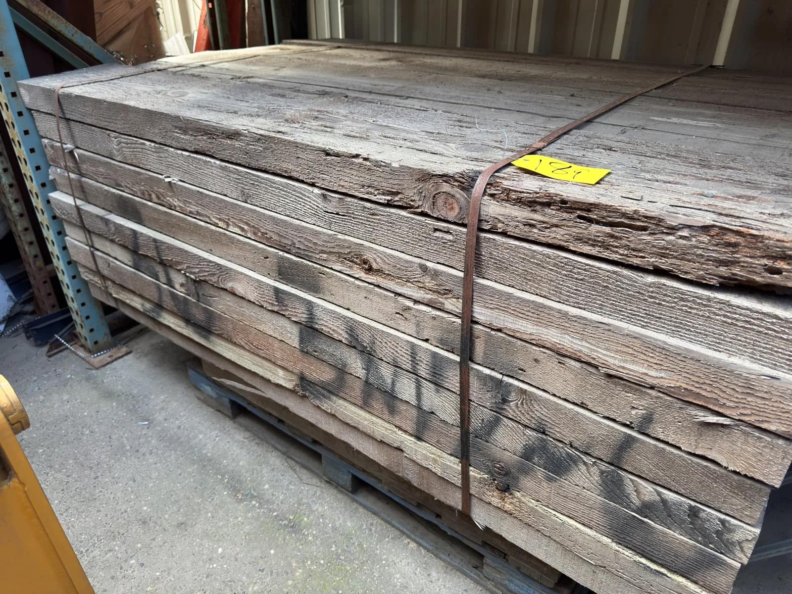 Contents Of Pallet: (36) 12” X3” X72” Wood Planks, photo 4 of 4