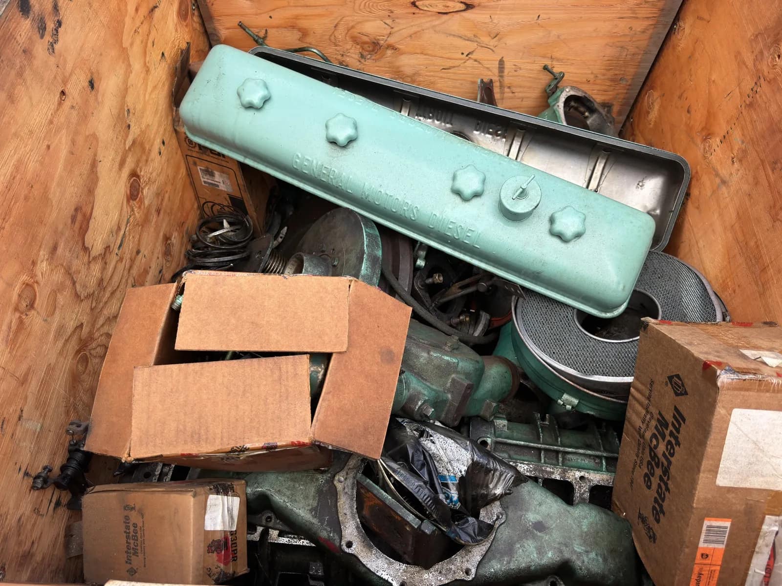 Contents Of Crate: Assorted Diesel Core Parts, photo 6 of 6