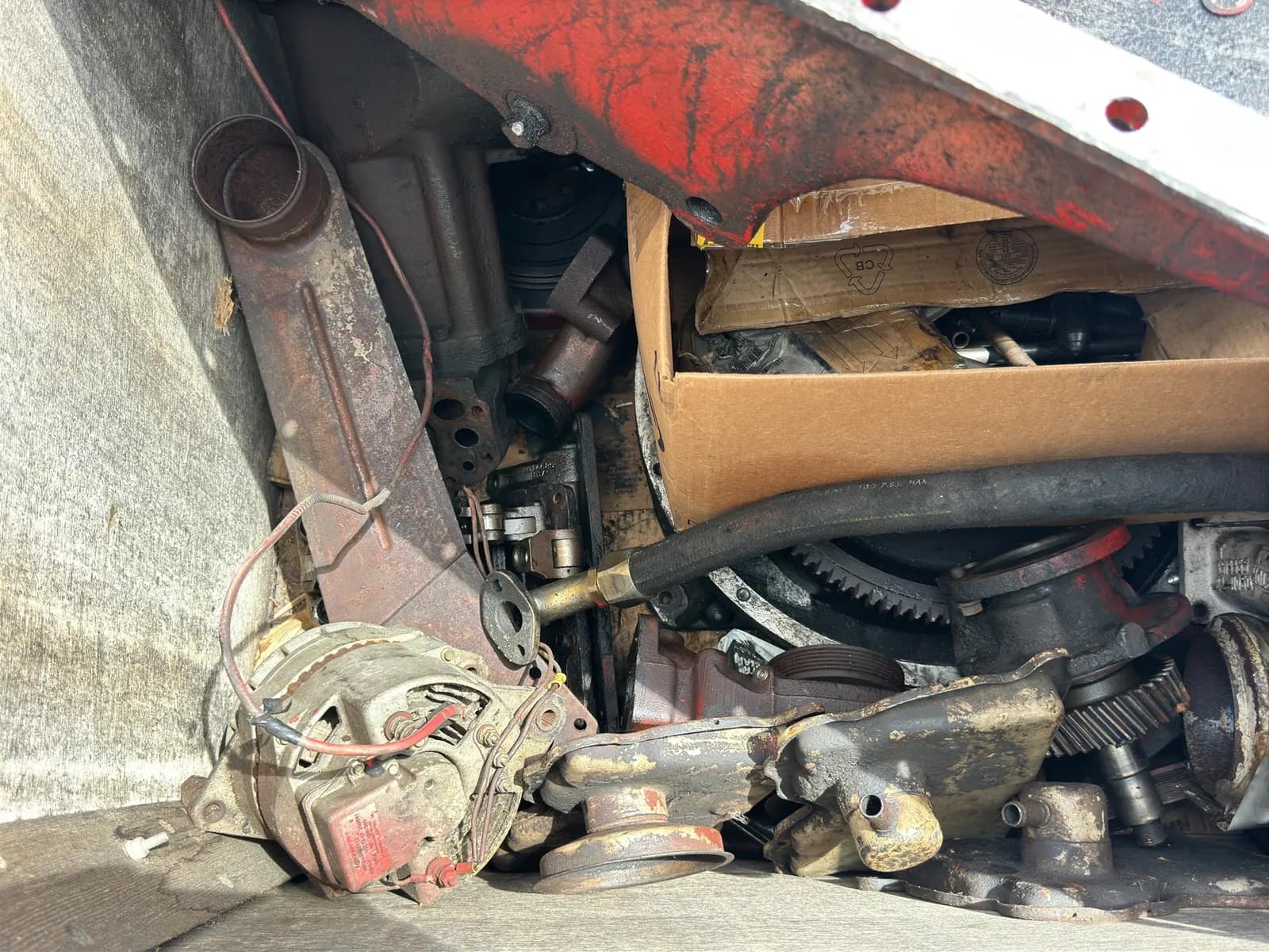 Contents Of Crate: Assorted Cummins Engine Core Parts, photo 4 of 7