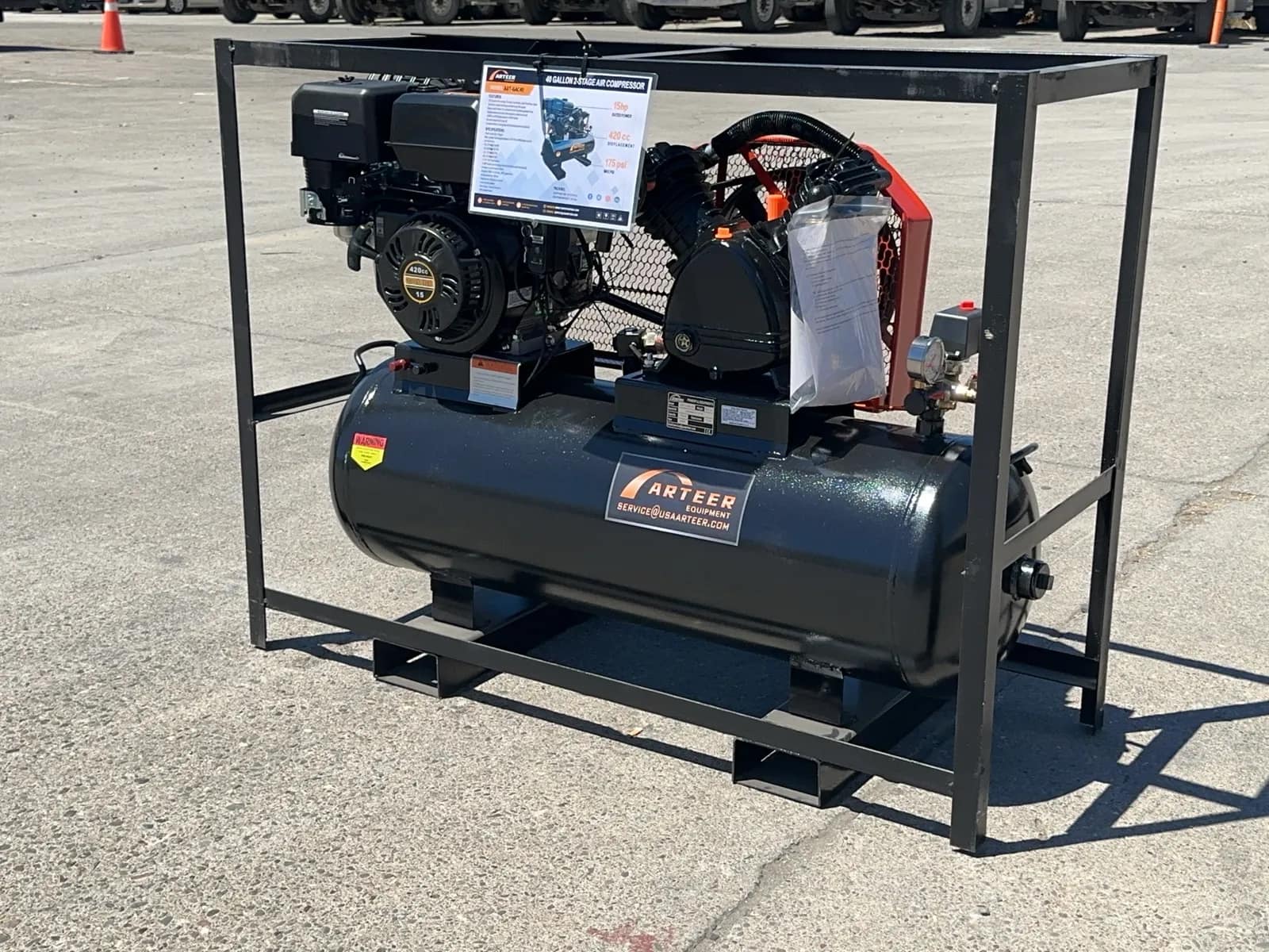 2026 Arteer ART-GAC40 40 Gallon 2-Stage Air Compressor (Unused), photo 3 of 12