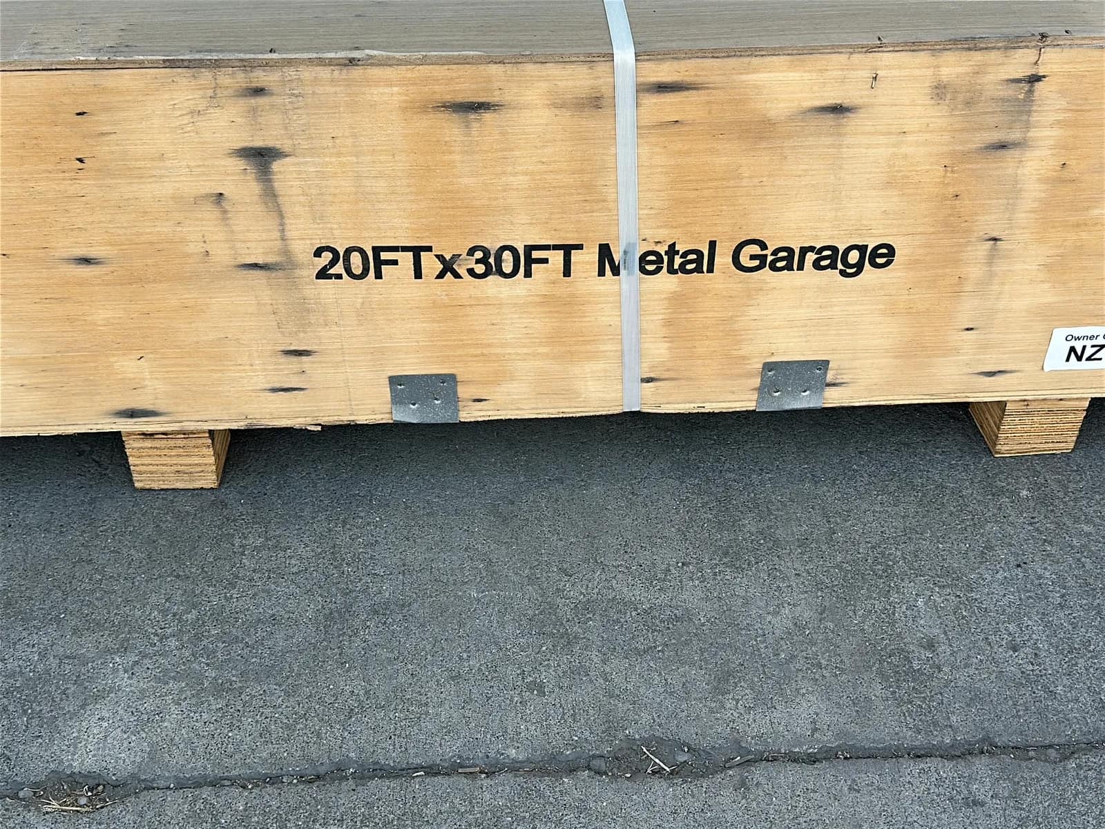 2026 KJ K2030 20'x30' Heavy-Duty Metal Garage (Unused), photo 4 of 12
