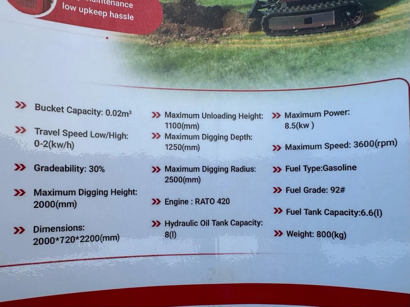 2026 SDLanch ME15 Compact Mini Excavator (Unused), photo 34 of 34