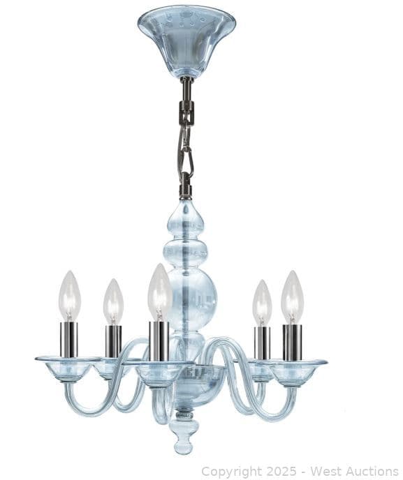 crystorama-9845-ch-cg-harper-5-light-17-34-wide-blown-glass-candle-style-mini-chandelier-600177