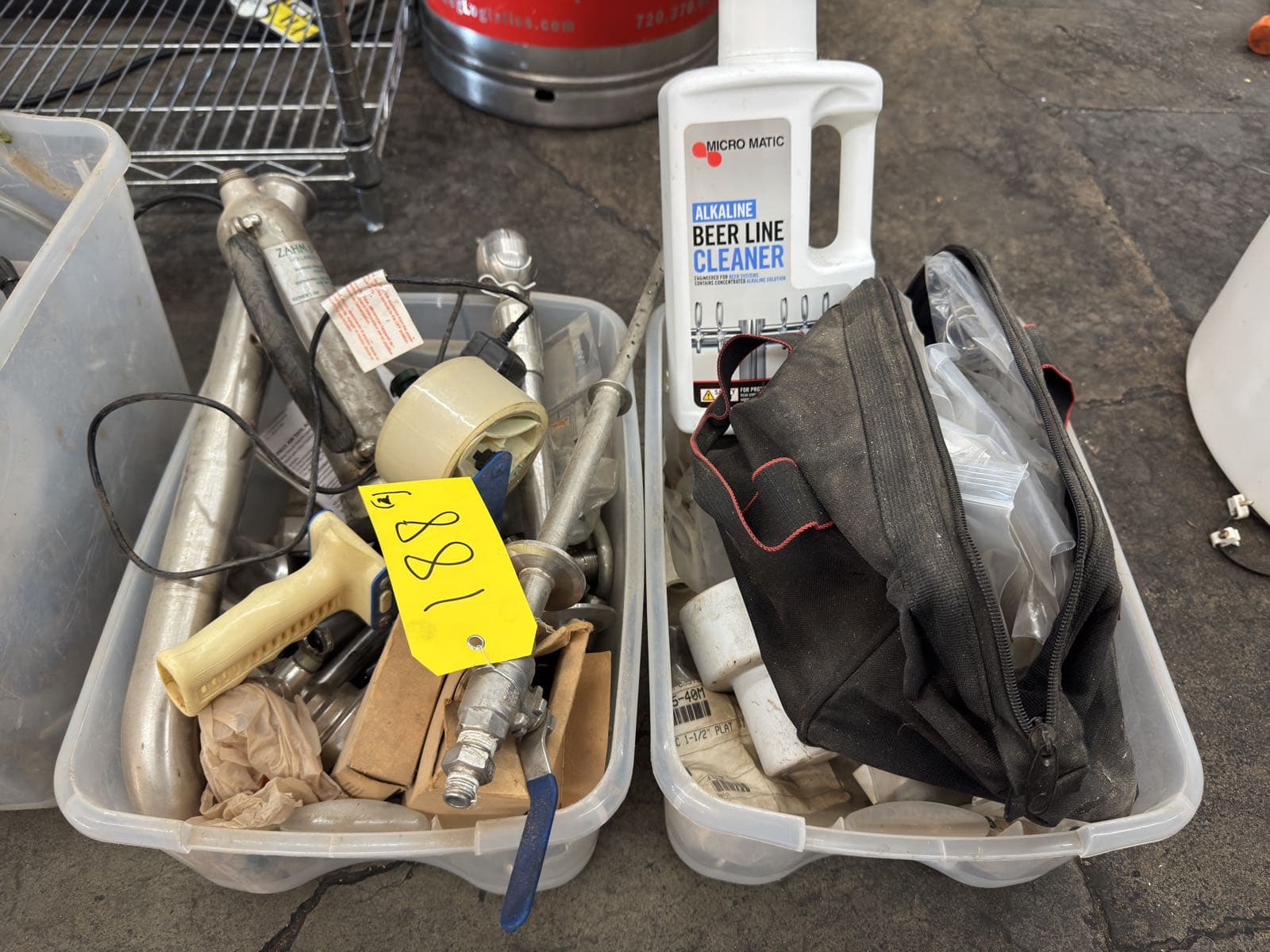 contents-of-2-bins-assorted-stainless-beer-making-supplies-9e0929