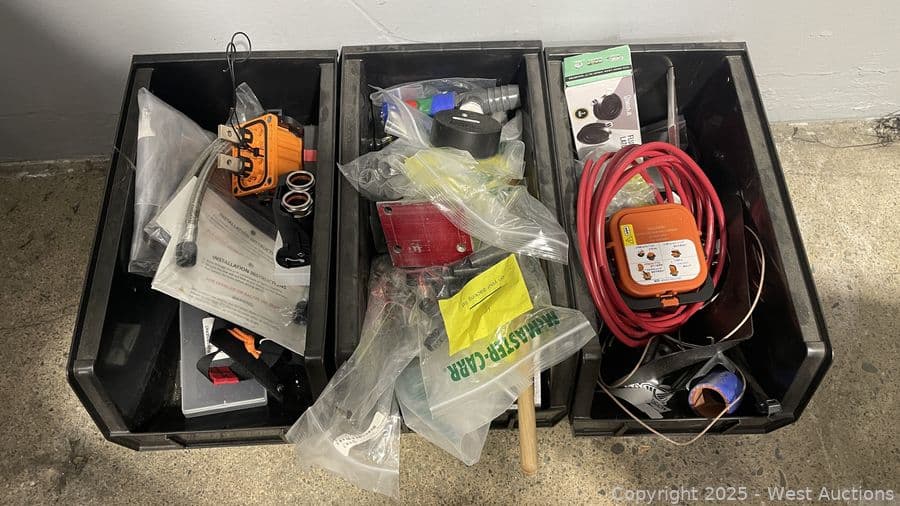 storage-bins-and-contents-electrical-connectors-power-supply-thermocouples-and-more-607999