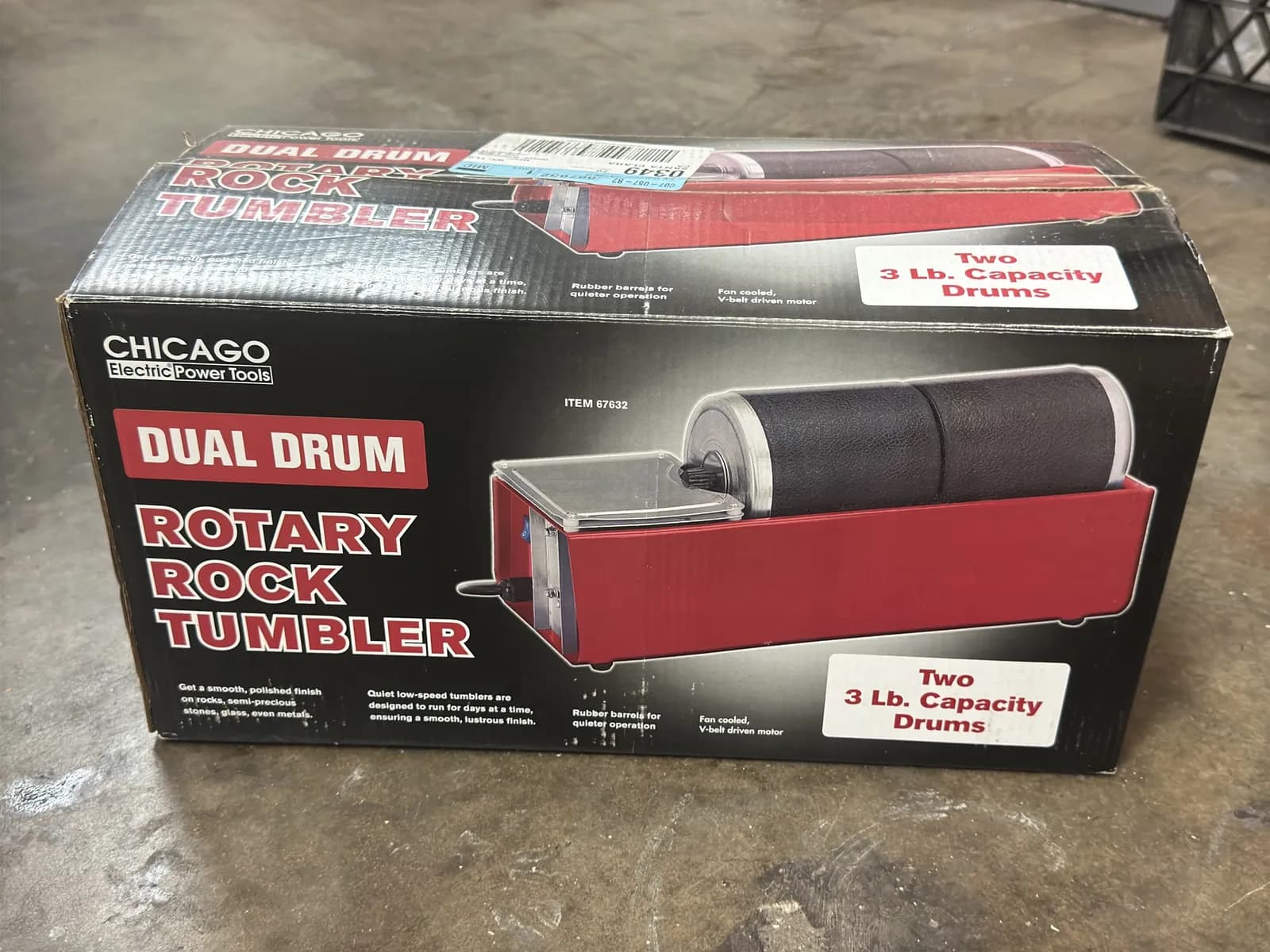 chicago-electric-dual-drum-rotary-rock-tumbler-with-two-3-lb-capacity-drums-476e9b