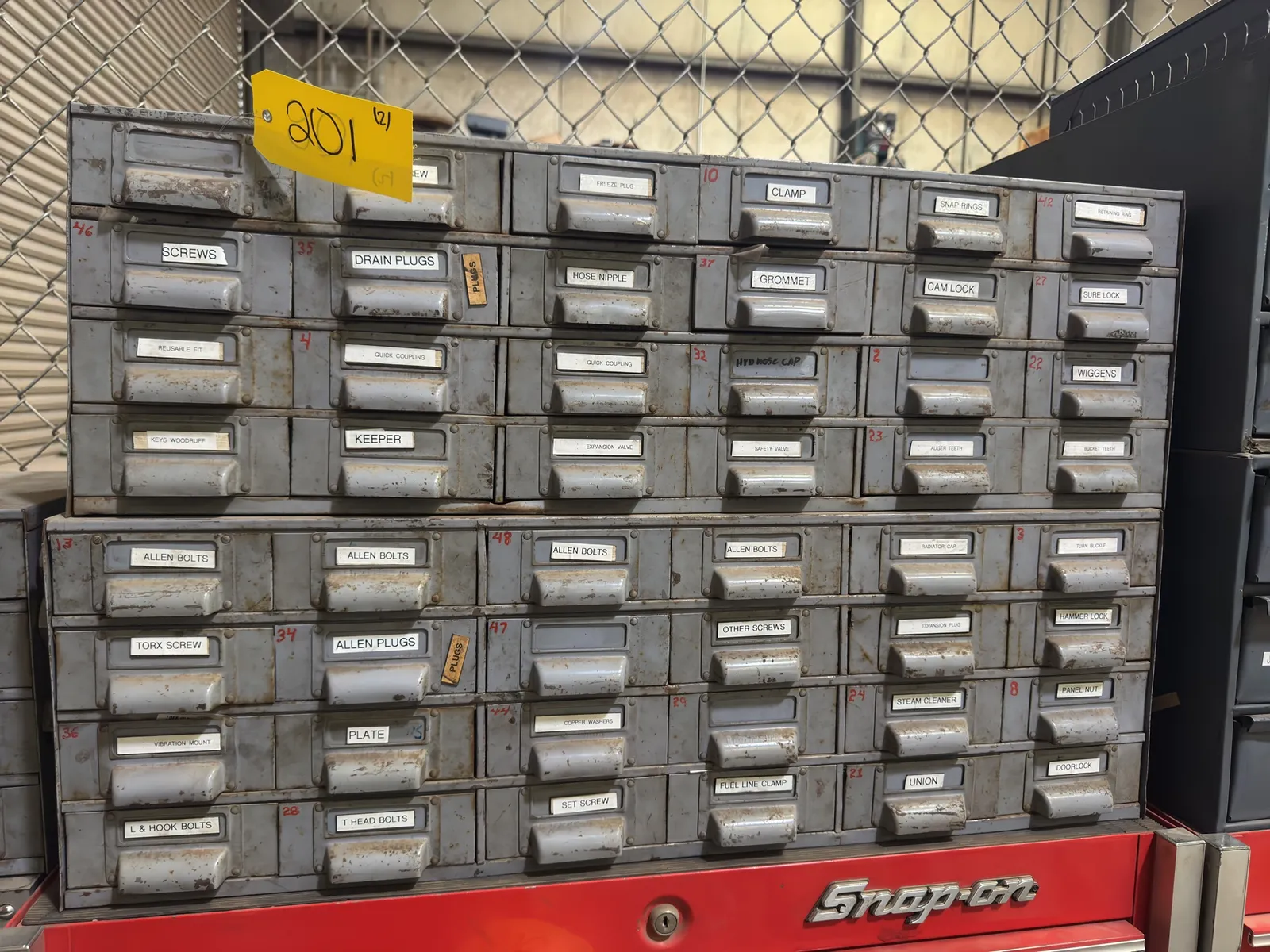 2-steel-hardware-organizers-with-contents-assorted-hardware-ebe55f