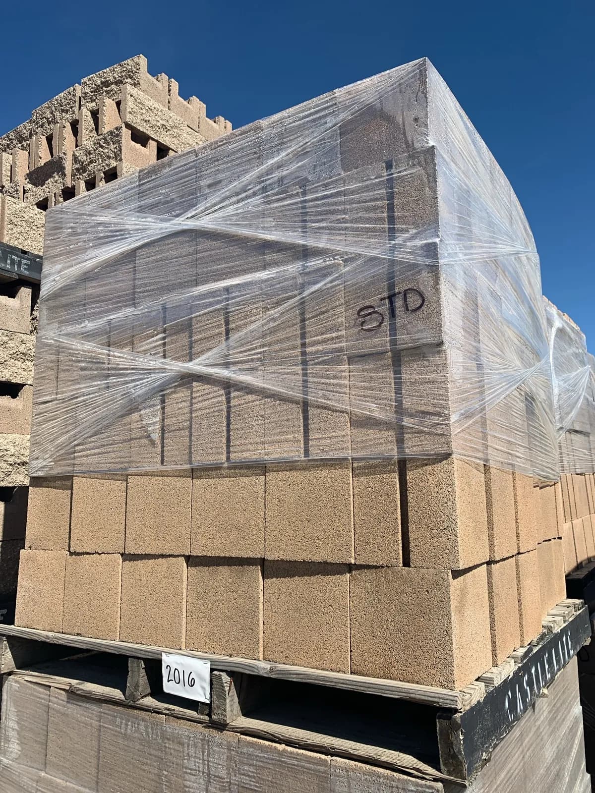 2-pallets-of-8x8x8-std-half-tan-22a7a3