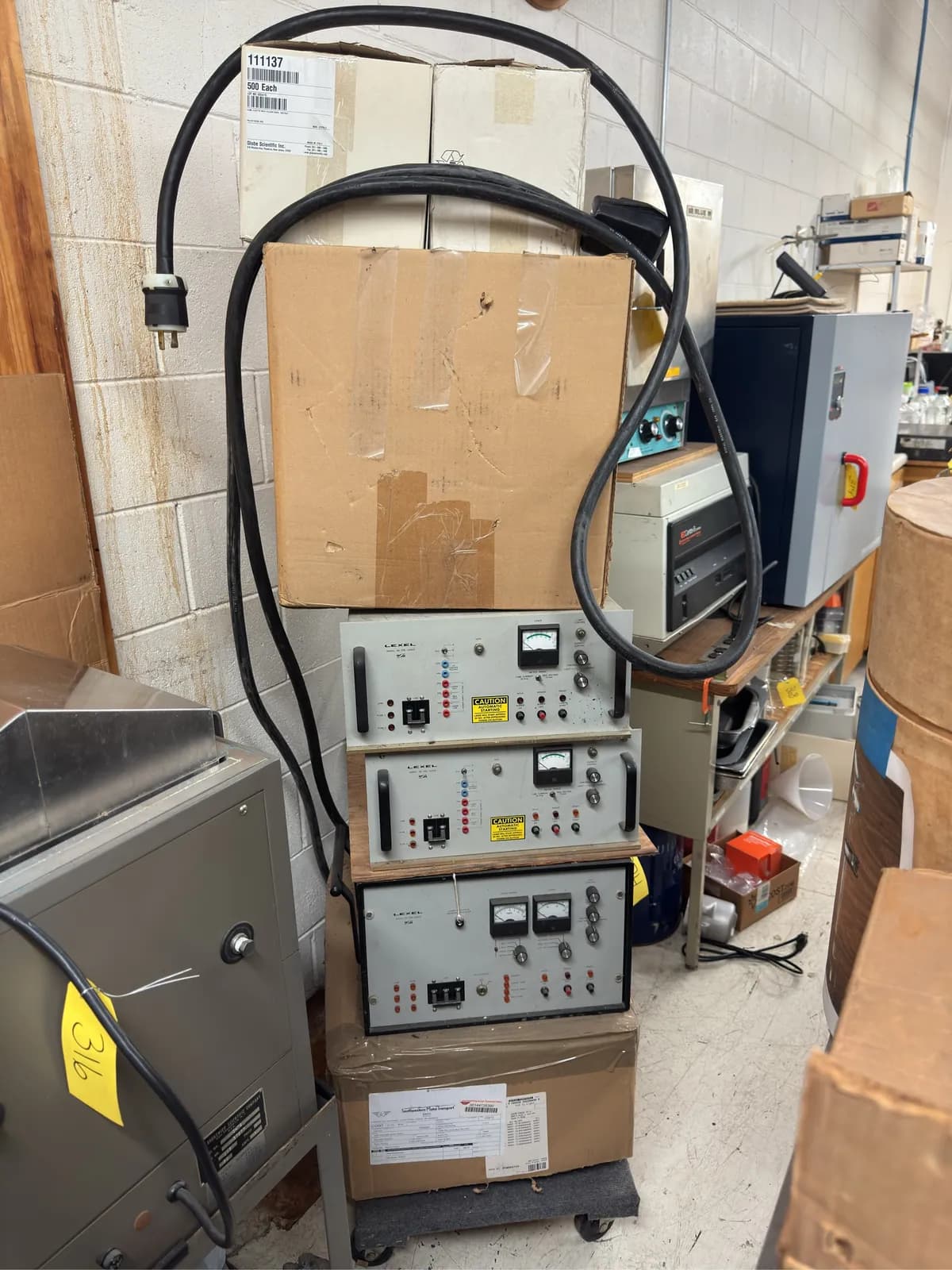 3-lexel-ion-laser-controllers-model-88-and-95-assorted-laboratory-equipment-and-more-cb7eb4
