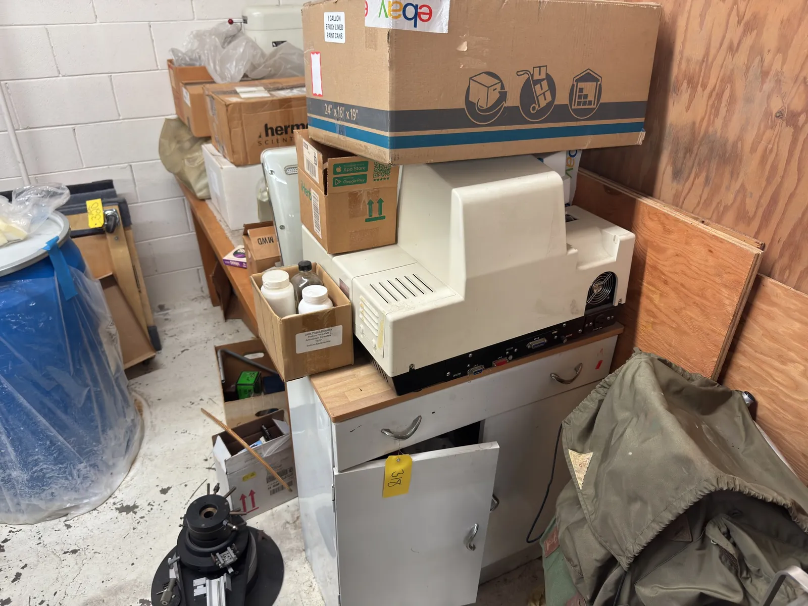 cabinet-with-contents-shimadzu-uv-160u-3m-p95-masks-ppe-and-more-0b0408