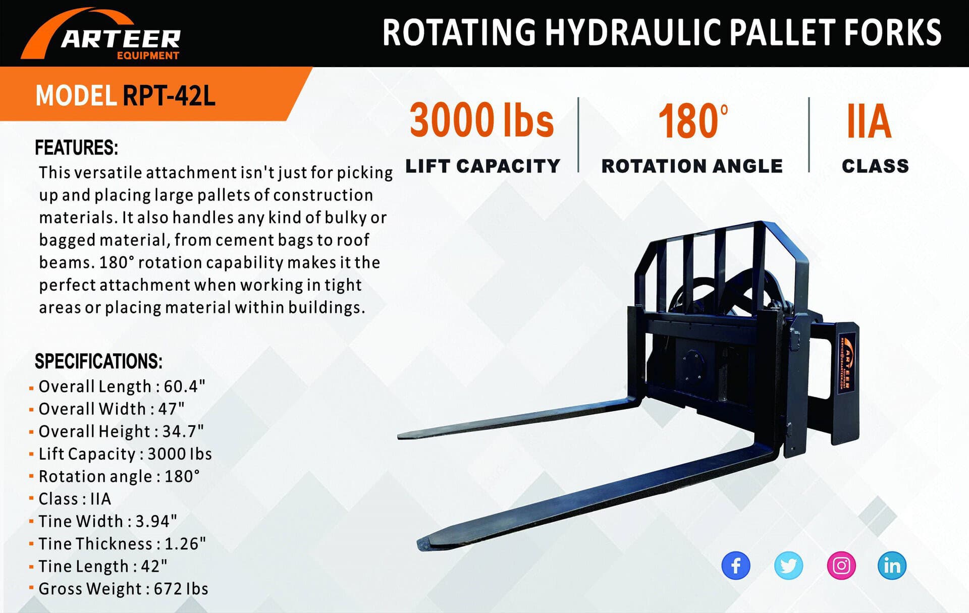 2026-arteer-rpt-42l-rotating-hydraulic-skid-steer-fork-attachment-unused-ms6ilhib