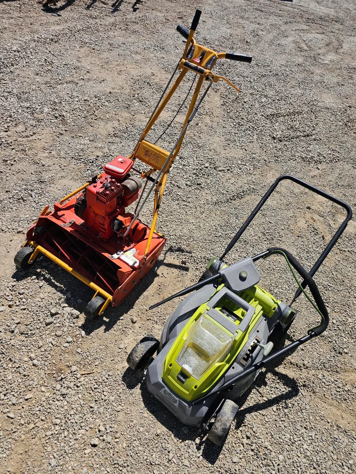 gas-powered-tiller-and-electric-lawn-mower-combo-d51b81