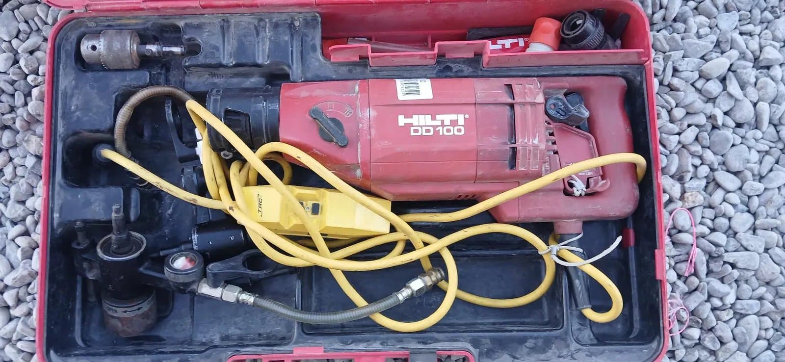 hilti-dd-100m-diamond-core-drill-concrete-coring-machine-tested-w-case-100v-jp-45fc8a