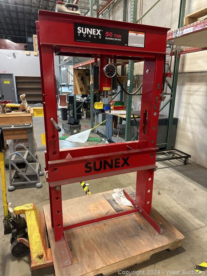 sunex-50-ton-air-hydraulic-shop-press-573787