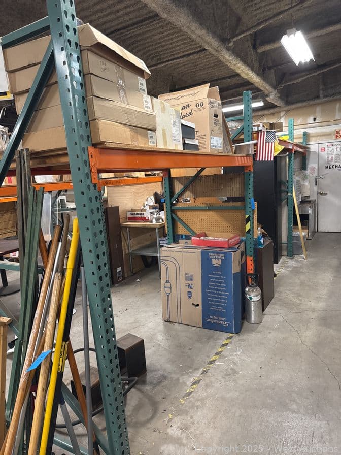 section-of-pallet-racking-with-4-96-uprights-and-6-96-crossmembers-584333