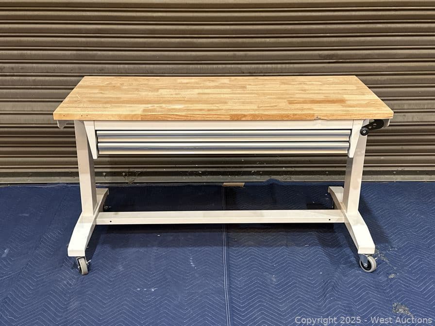 husky-52-in-w-x-24-in-d-2-drawer-adjustable-height-white-workbench-table-with-solid-wood-top-368-ret-585933