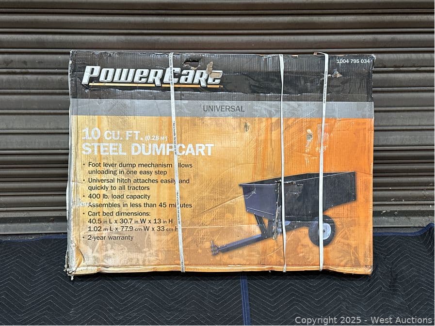 powercare-10-cu-ft-lawn-mower-dump-cart-with-wheels-249-retail-price-586001