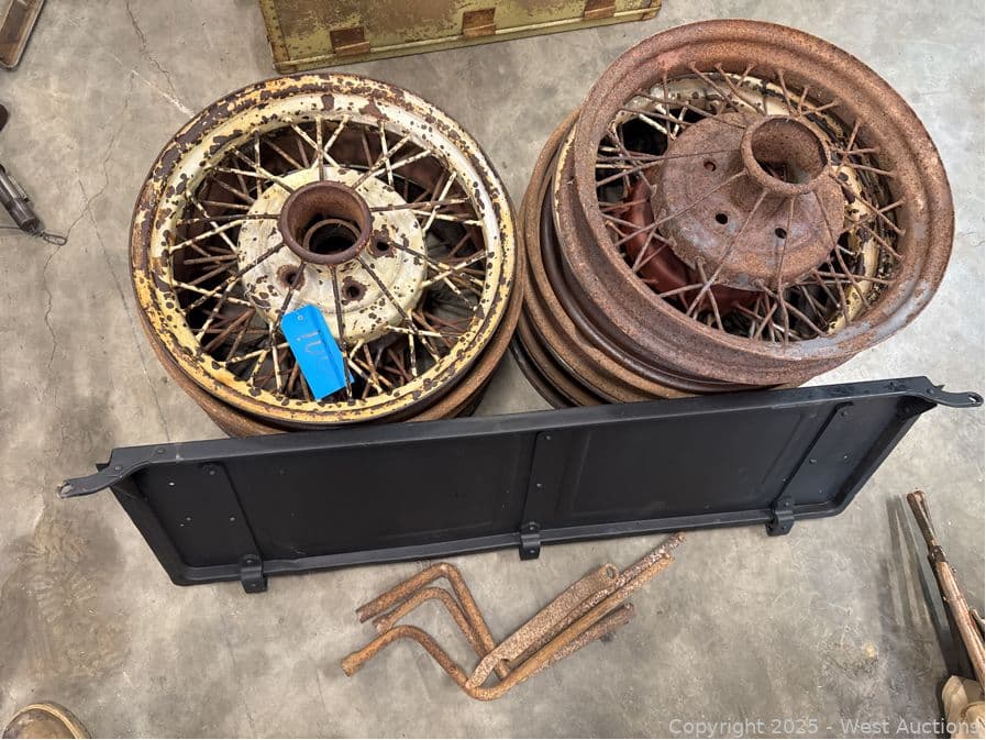 9-assorted-vintage-automotive-ford-wheels-model-a-parts-and-more-588465