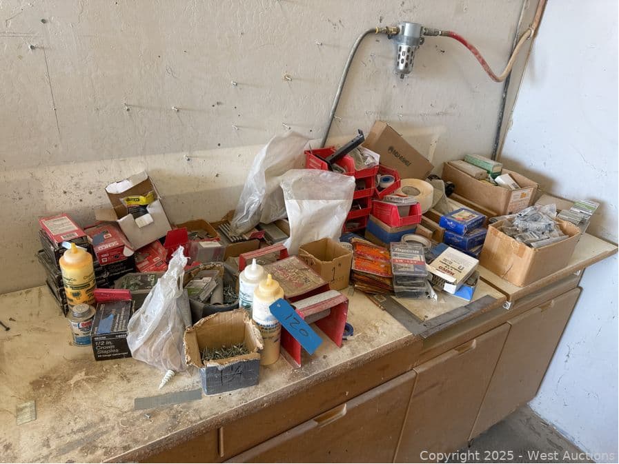 contents-of-countertop-assorted-hardware-screws-staples-and-more-590448