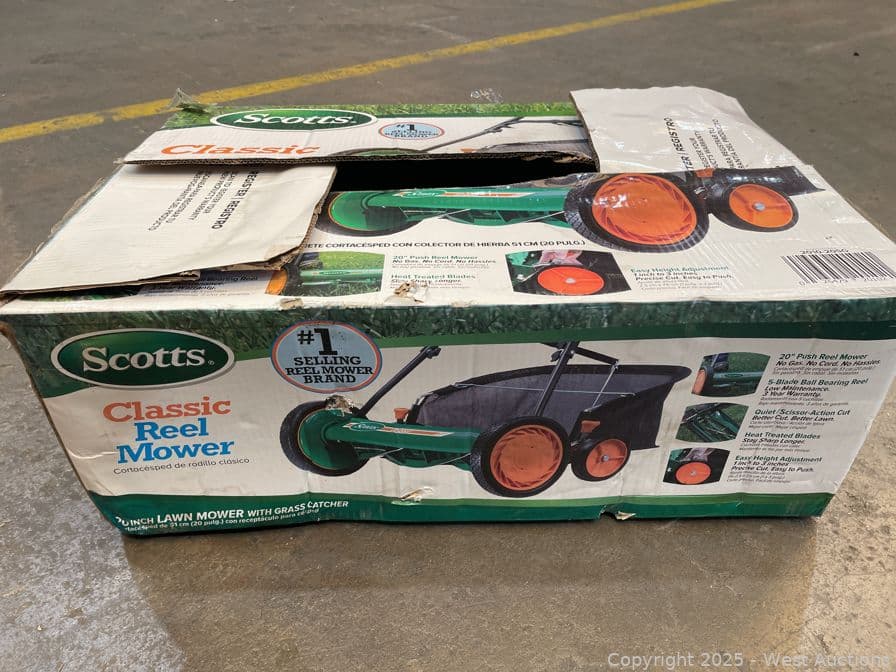 scotts-20-in-manual-walk-behind-reel-lawn-mower-includes-grass-catcher-149-retail-price-593178