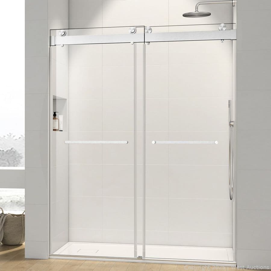 clovis-goods-20s1002-60bn-57-60w-x-76h-inch-double-sliding-frameless-shower-door-with-clear-glass-co-600546