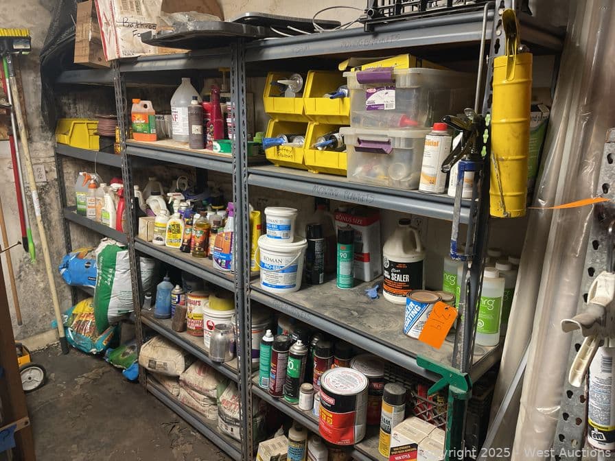 racking-with-assorted-contents-paint-cleaner-caulking-and-more-594385