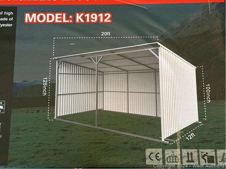2025-allmetal-20-x12-livestock-metal-shed-unused-601139