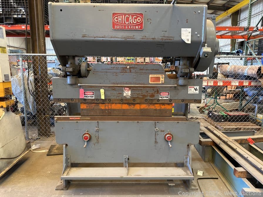 chicago-30-ton-mechanical-press-brake-with-dies-601288