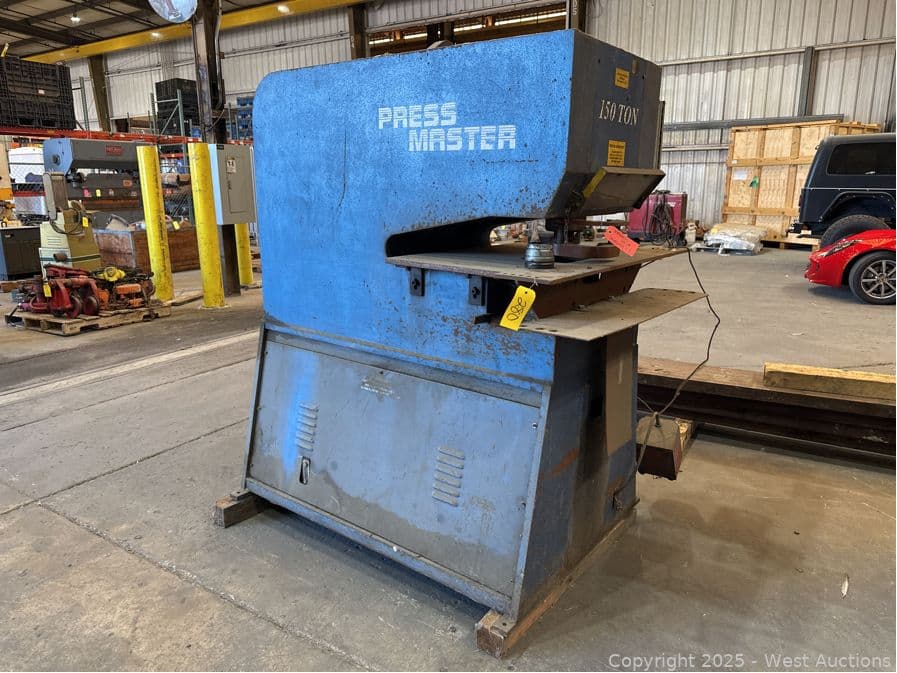 pressmaster-150-ton-hydraulic-punch-single-station-ironworker-601376