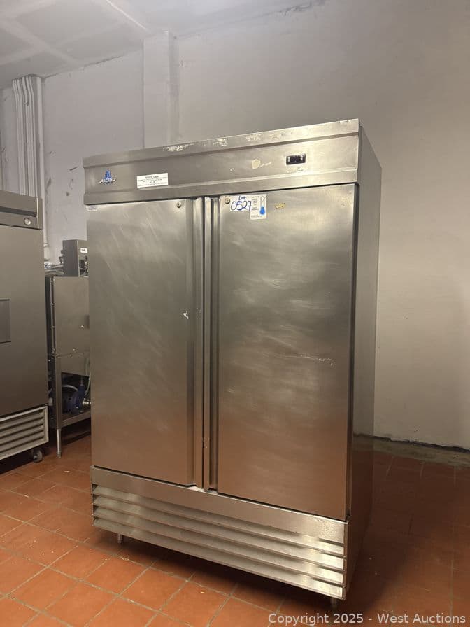 asend-refrigerator-stainless-steel-2-door-607070