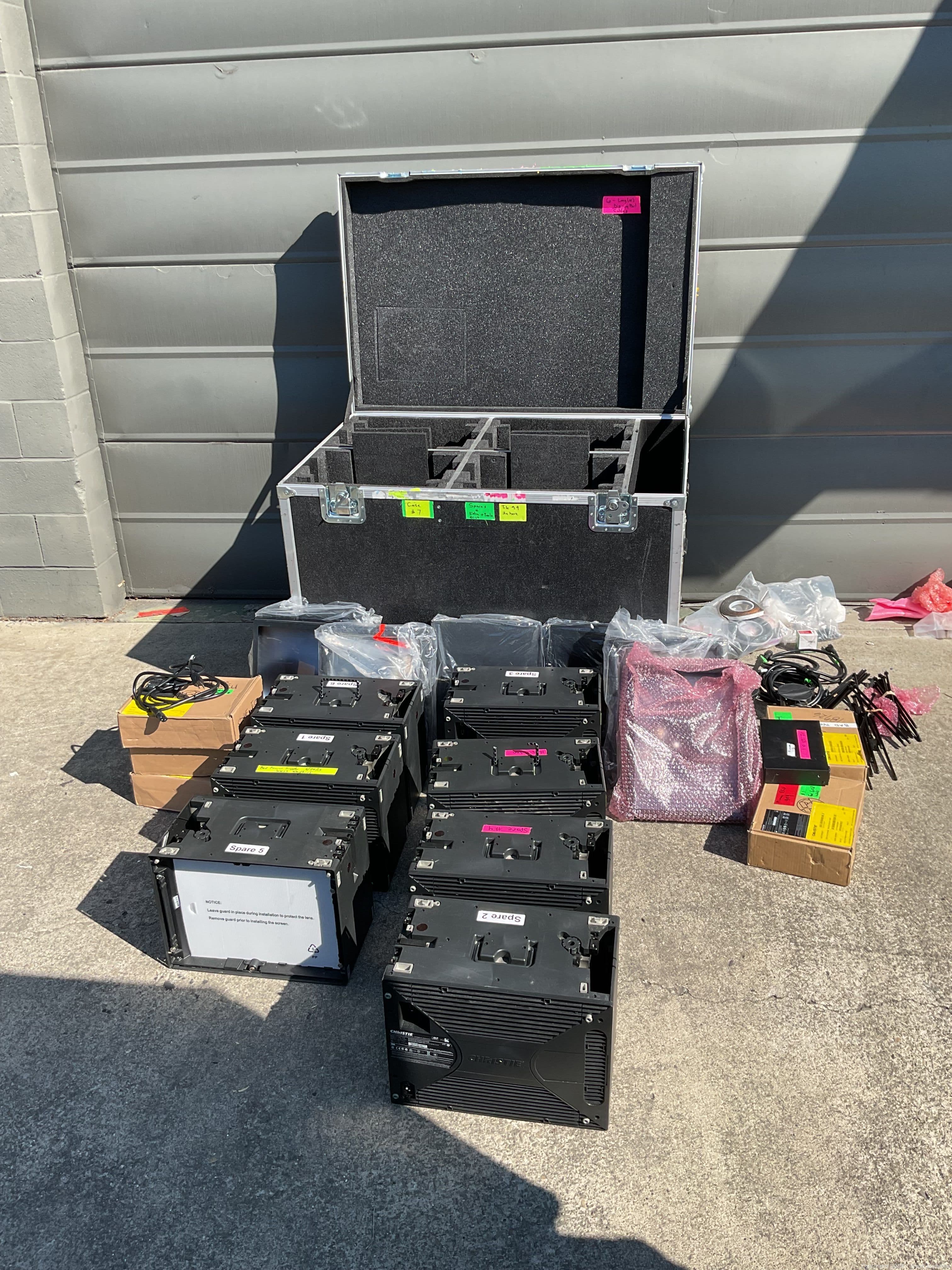 christie-microtiles-display-unit-d100-spares-case-617240