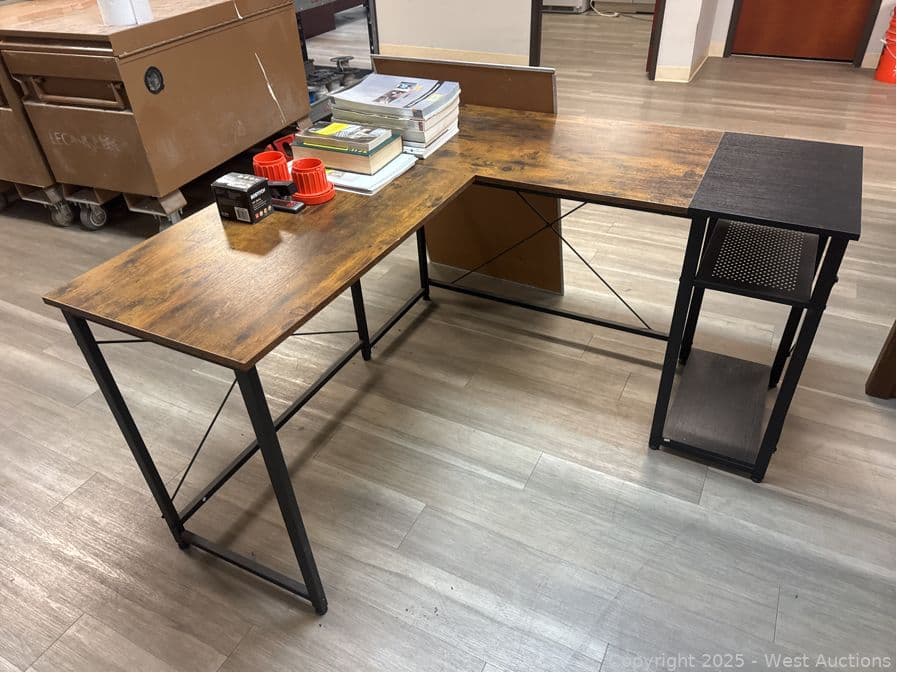 l-shaped-desk-and-contents-whiteboard-electricians-textbooks-623770