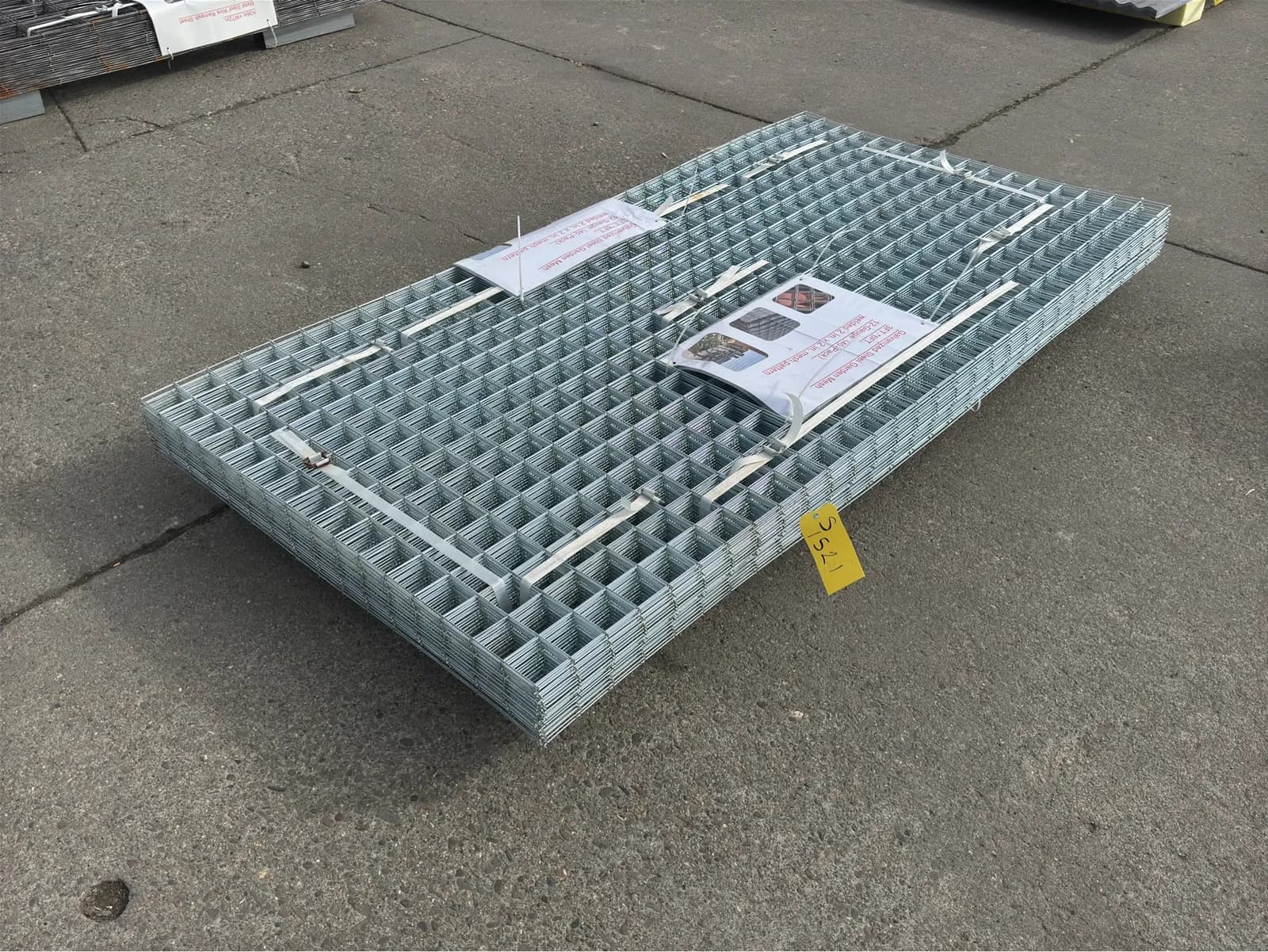 40-galvanized-steel-garden-mesh-sheets-3x6x12ga-unused-mm2lqy07