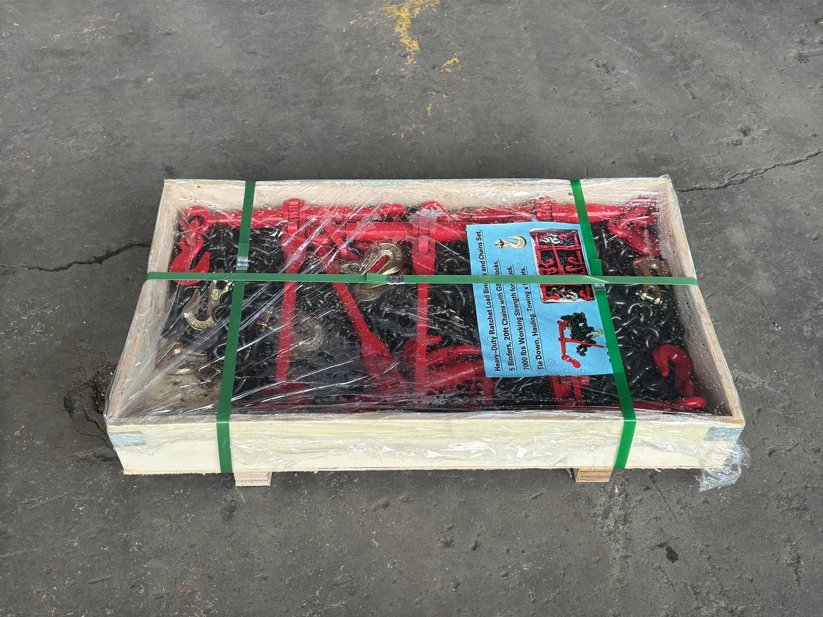 5-sets-of-heavy-duty-ratchet-load-binders-and-20-7000lb-capacity-chains-with-g80-hooks-unused-mnqyuzgn