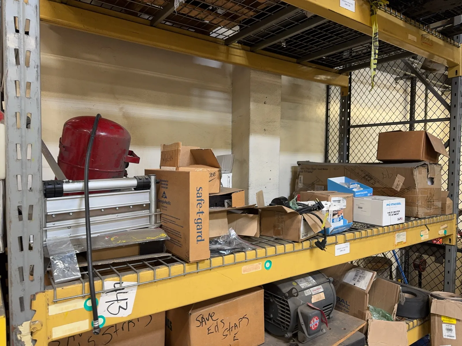 contents-of-shelf-portacool-parts-tanks-aluminum-and-standing-desk-frame-7a96cc