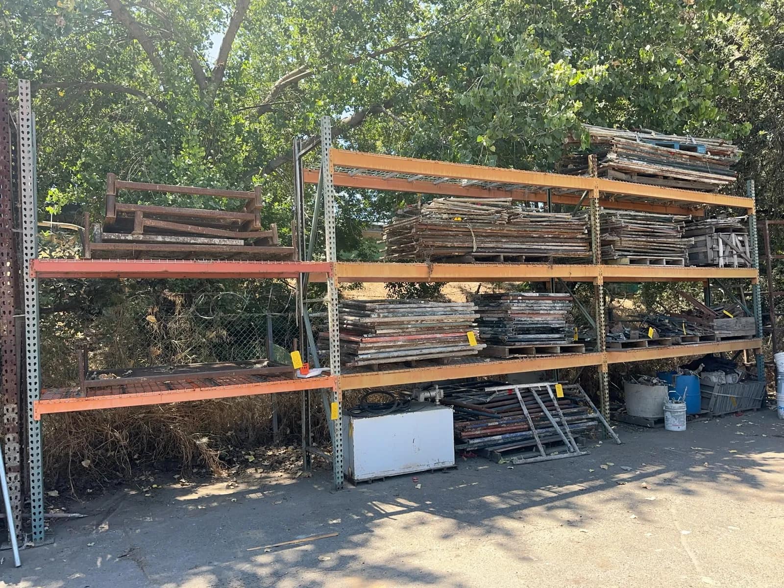 3-sections-of-12-pallet-racking-content-not-included-c79502